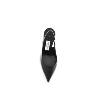 Jimmy Choo Black Calf Leather Bos Taurus Platform Pumps