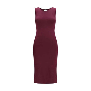 SA SU PHI Purple Silk Long Dress