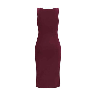 SA SU PHI Purple Silk Long Dress