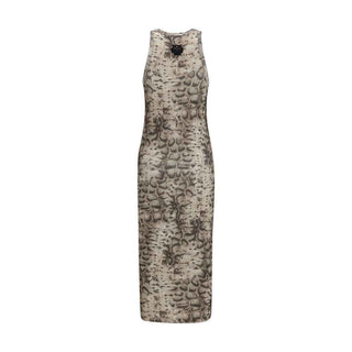 PINKO Beige Cotton Casual Dress