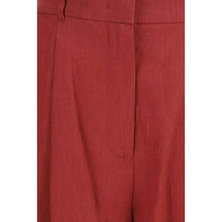 Max Mara Multicolor Linen Bermuda Shorts