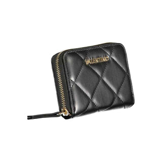 Mario Valentino Black Polyurethane Women's Wallet