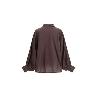 SOSUE Brown Cotton Shirt
