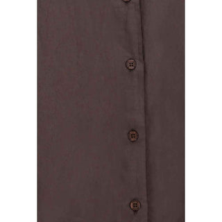 SOSUE Brown Cotton Shirt