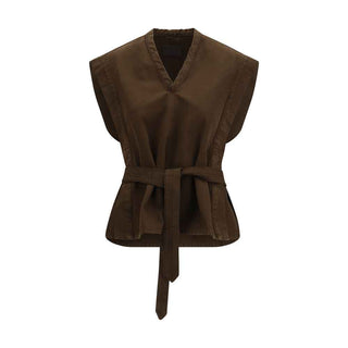 Lemaire Brown Cotton Blouse