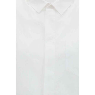 ALAINPAUL White Cotton Shortsleeve Shirt