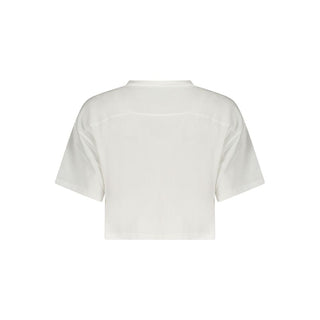 Converse White Cotton Womens T-Shirt
