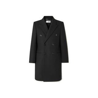 Saint Laurent Black Wool Coat