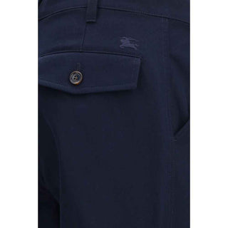 Burberry Blue Cotton Chino Pants
