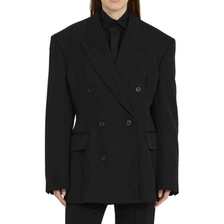 Balenciaga Black Wool Coat