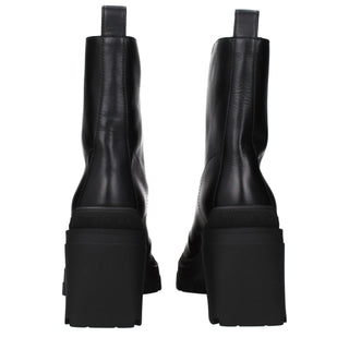 Jimmy Choo Black Leather Ankle Boots