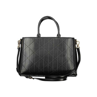 Mario Valentino Title: Black Polyurethane Women's Bag