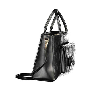 Mario Valentino Title: Black Polyurethane Women's Bag