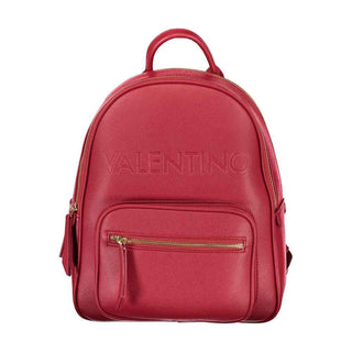 Mario Valentino Red Polyurethane Women's Backpack