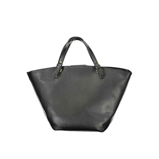 Mario Valentino Black Polyurethane Women's Bag