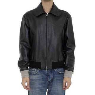 Dior Black Calfskin Leather Jacket