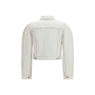 Jacquemus White Cotton Denim Jacket