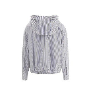 Prada Blue Polyamide Bomber