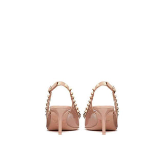 Valentino Garavani Beige Calfskin High Heel Pumps
