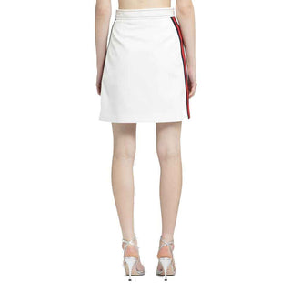 Gucci White Polyester Mini Skirt