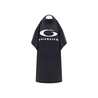 Balenciaga Black Cotton Casual Dress