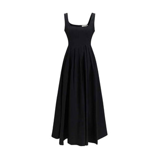 Max Mara Black Cotton Casual Dress