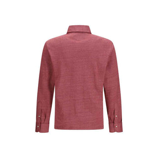 Brunello Cucinelli Multicolor Linen Polo Shirt