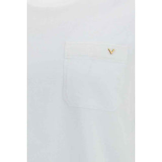 Valentino White Cotton T-Shirt