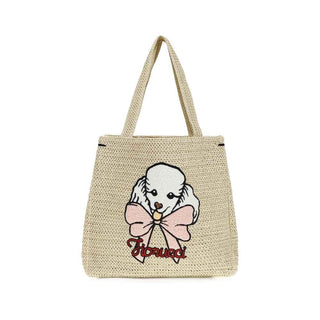 Fiorucci Beige Paper Shoulder Bag
