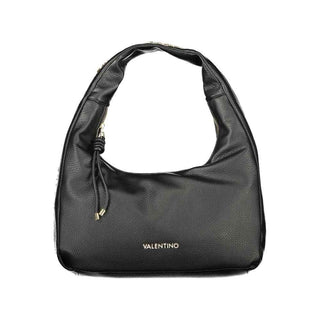 Mario Valentino Black Polyurethane Women's Shoulder Bag