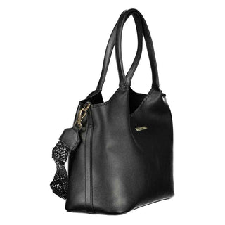 Mario Valentino Black Polyurethane Women's Bag