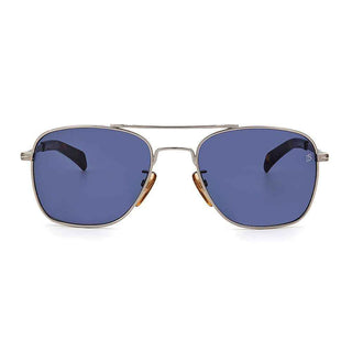 David Beckham Gray Metal Sunglasses