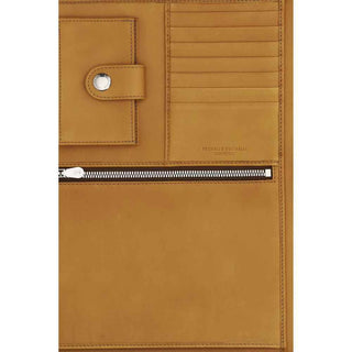 Brunello Cucinelli Brown Calf Leather Bos Taurus Wallet
