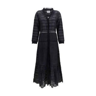Marant Etoile Black Cotton Casual Dress