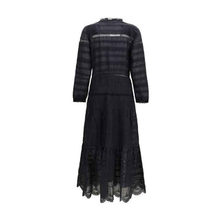 Marant Etoile Black Cotton Casual Dress