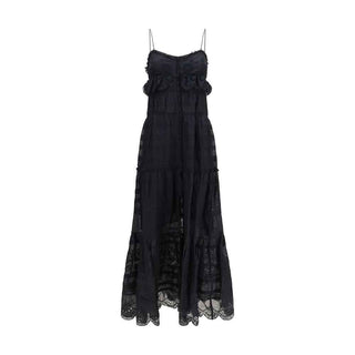 Marant Etoile Black Cotton Casual Dress