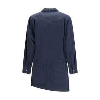 Marant Etoile Blue Cotton Casual Dress