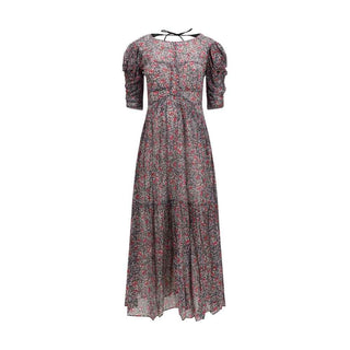 Marant Etoile Purple Cotton Casual Dress