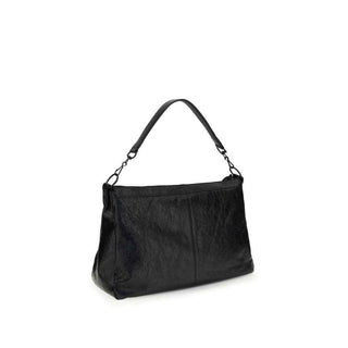 Balenciaga Black Lamb Ovis Aries Aries Shoulder Bag