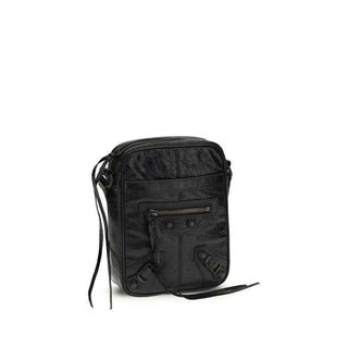 Balenciaga Black Lamb Ovis Aries Aries Shoulder Bag