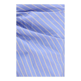 The Andamane Blue Cotton Midi Skirt