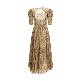 Marant Etoile Bicolor Cotton Casual Dress