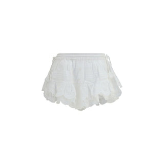 Marant Etoile White Cotton Bermuda Shorts