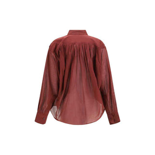 The Andamane Bordeaux Cotton Shirt