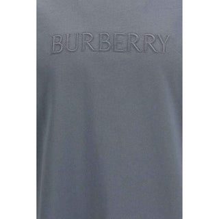 Burberry Gray Cotton T-Shirt