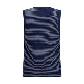 Ami Paris Blue Cotton Tank Tops