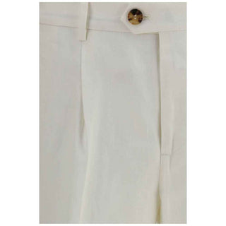 Brunello Cucinelli White Linen Casual Pants