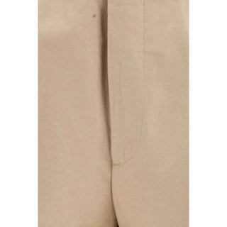 Brunello Cucinelli Beige Cotton Bermuda Shorts