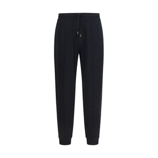 Brunello Cucinelli Black Cotton Joggers (Workout Pants)