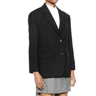 Prada Black Virgin Wool Blazer